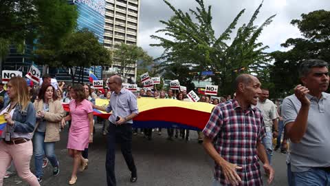 Oppostion Protest Against Maduro in Caracas