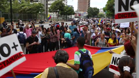 Oppostion Protest Against Maduro in Caracas