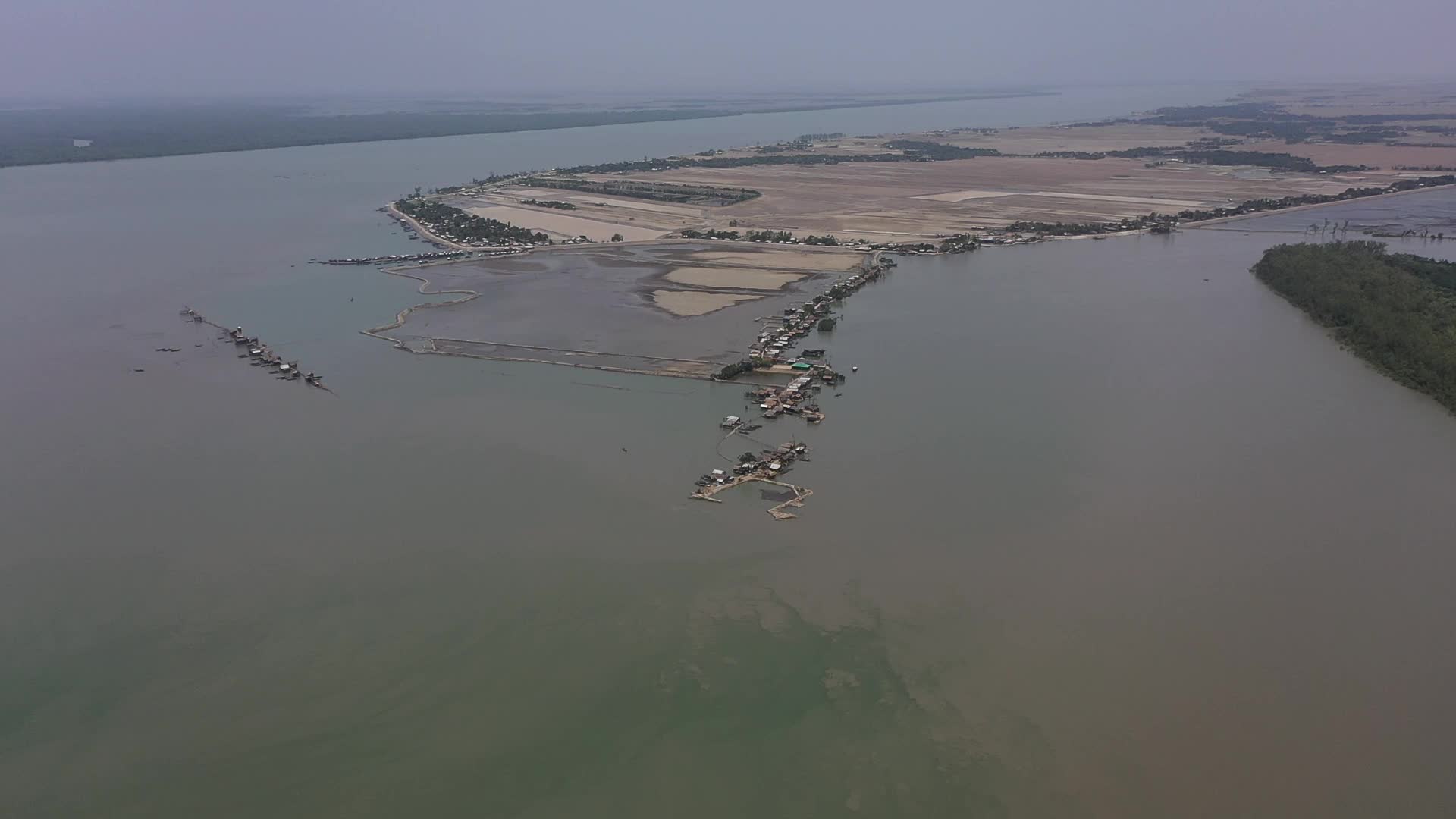 Aerial View of Bangladesh - Stock Video