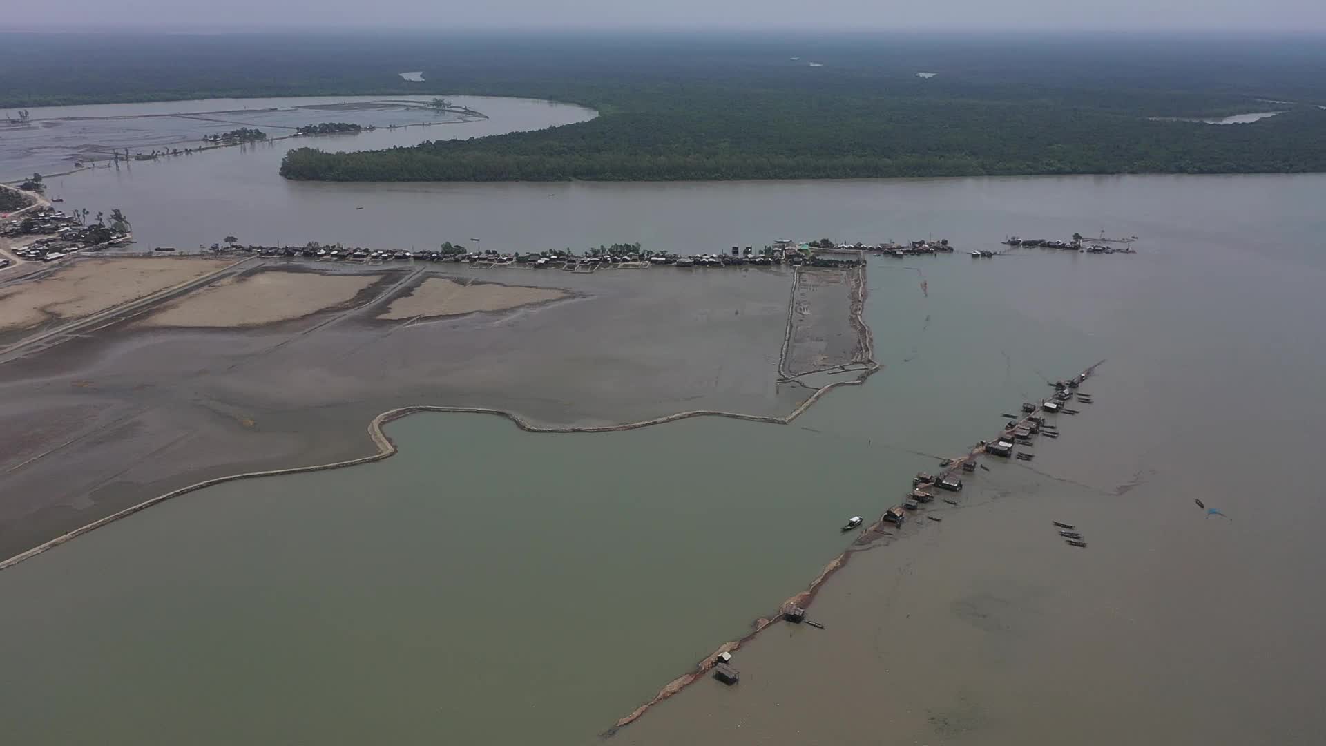 Aerial View of Bangladesh - Stock Video