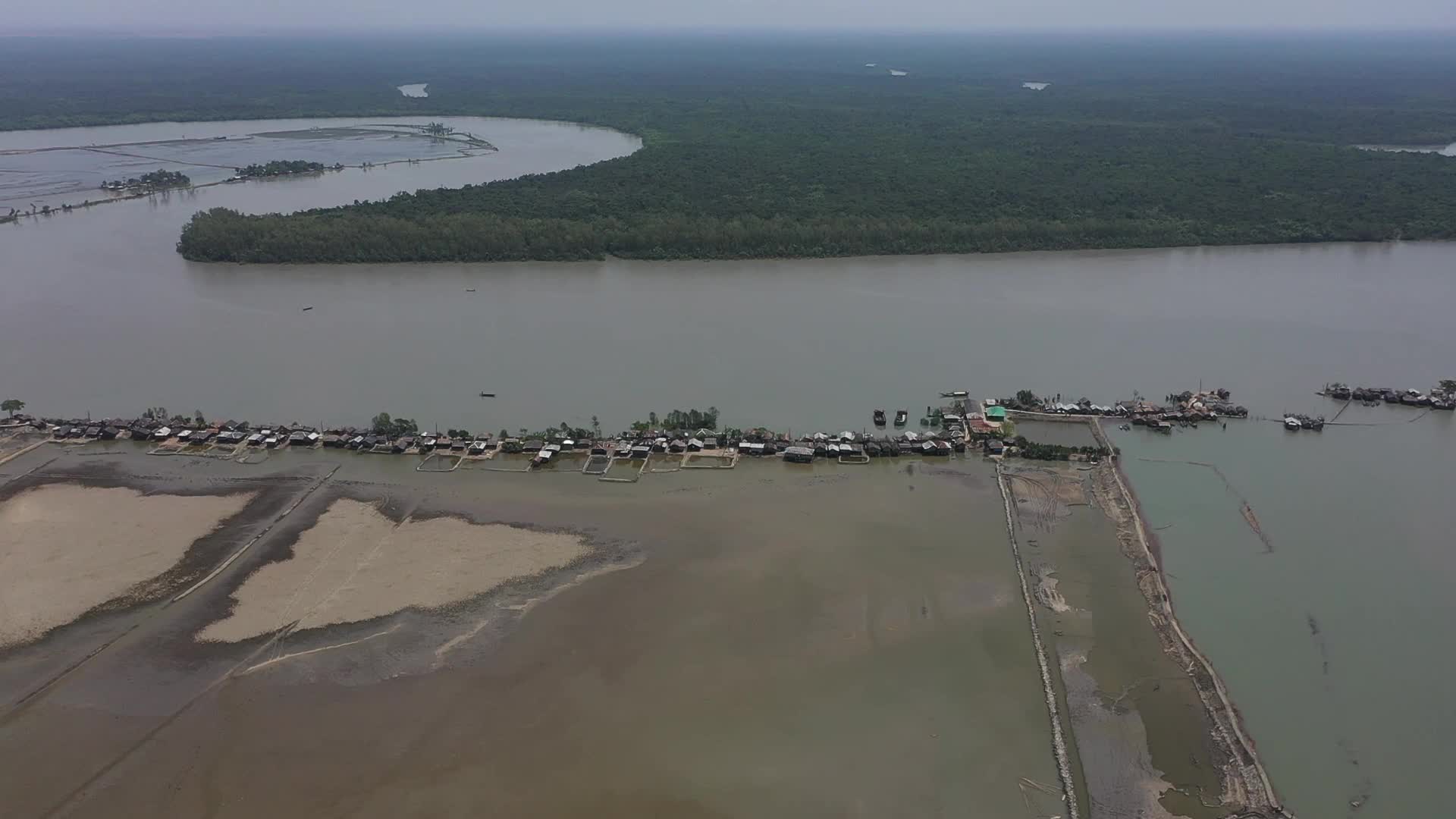 Aerial View of Bangladesh - Stock Video