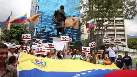 Oppostion Protest Against Maduro in Caracas