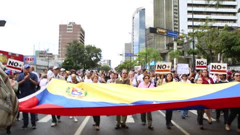 Oppostion Protest Against Maduro in Caracas