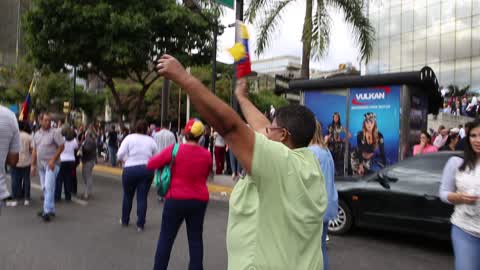 Oppostion Protest Against Maduro in Caracas