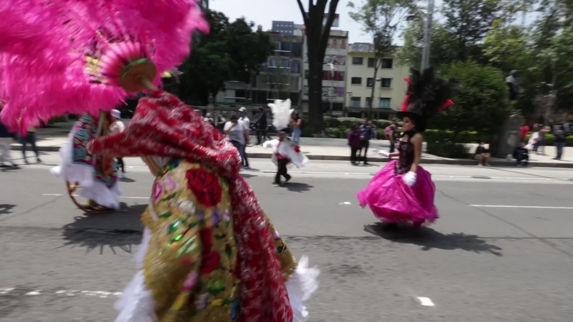 March against discrimination on the International Day of the World's Indigenous Peoples
