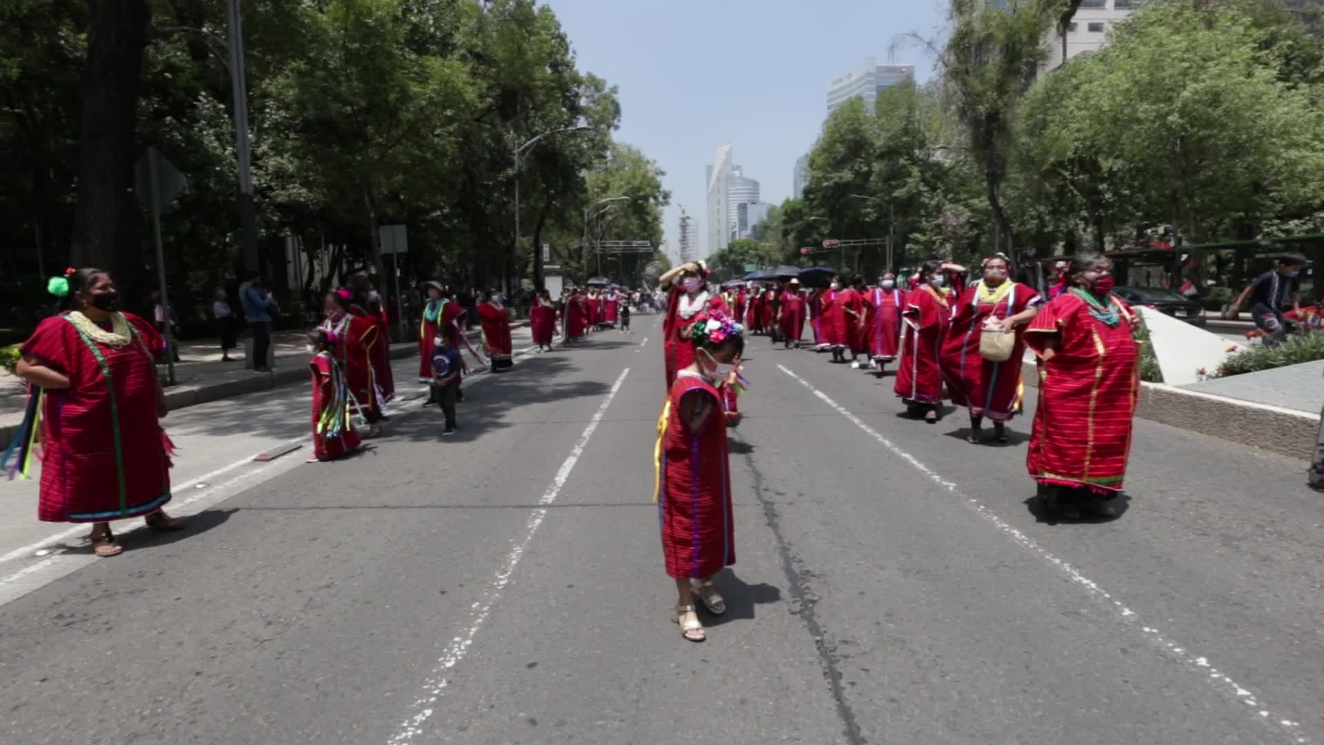 March against discrimination on the International Day of the World's Indigenous Peoples
