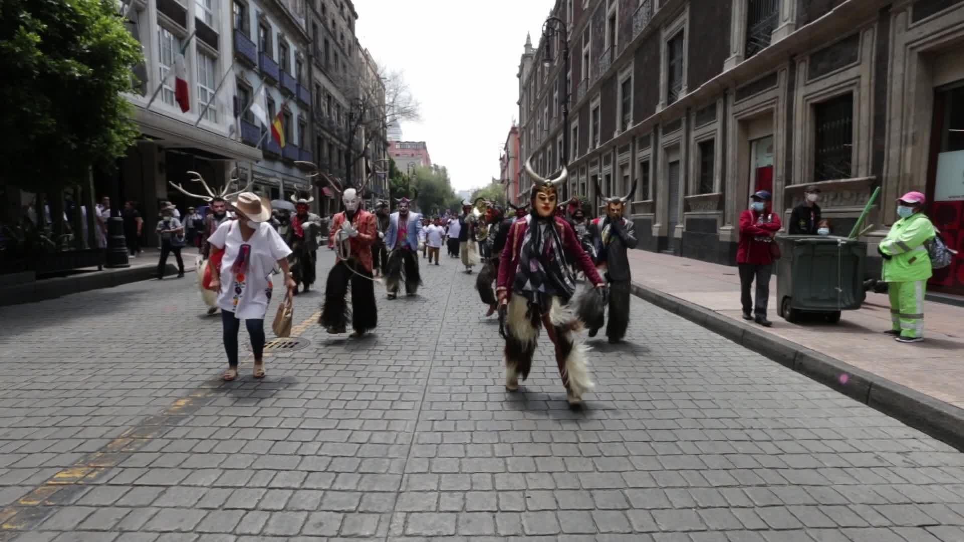 March against discrimination on the International Day of the World's Indigenous Peoples