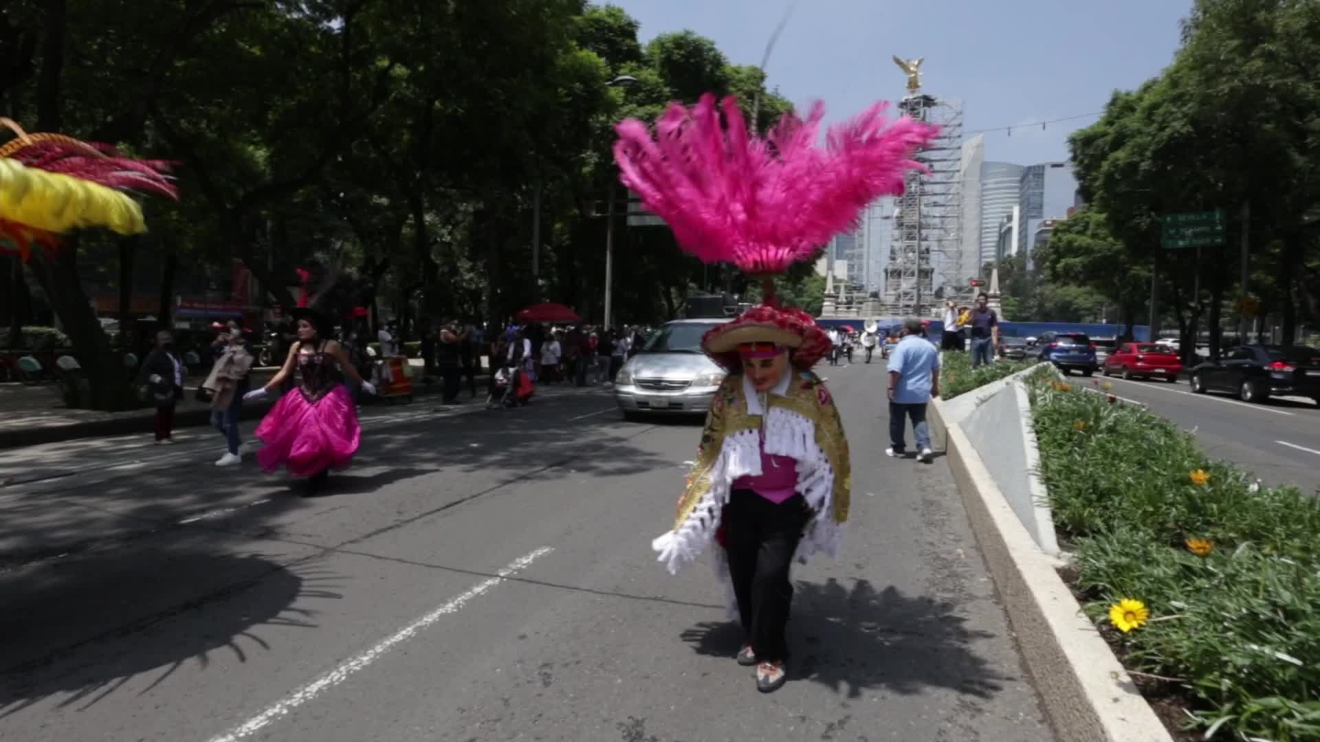 March against discrimination on the International Day of the World's Indigenous Peoples