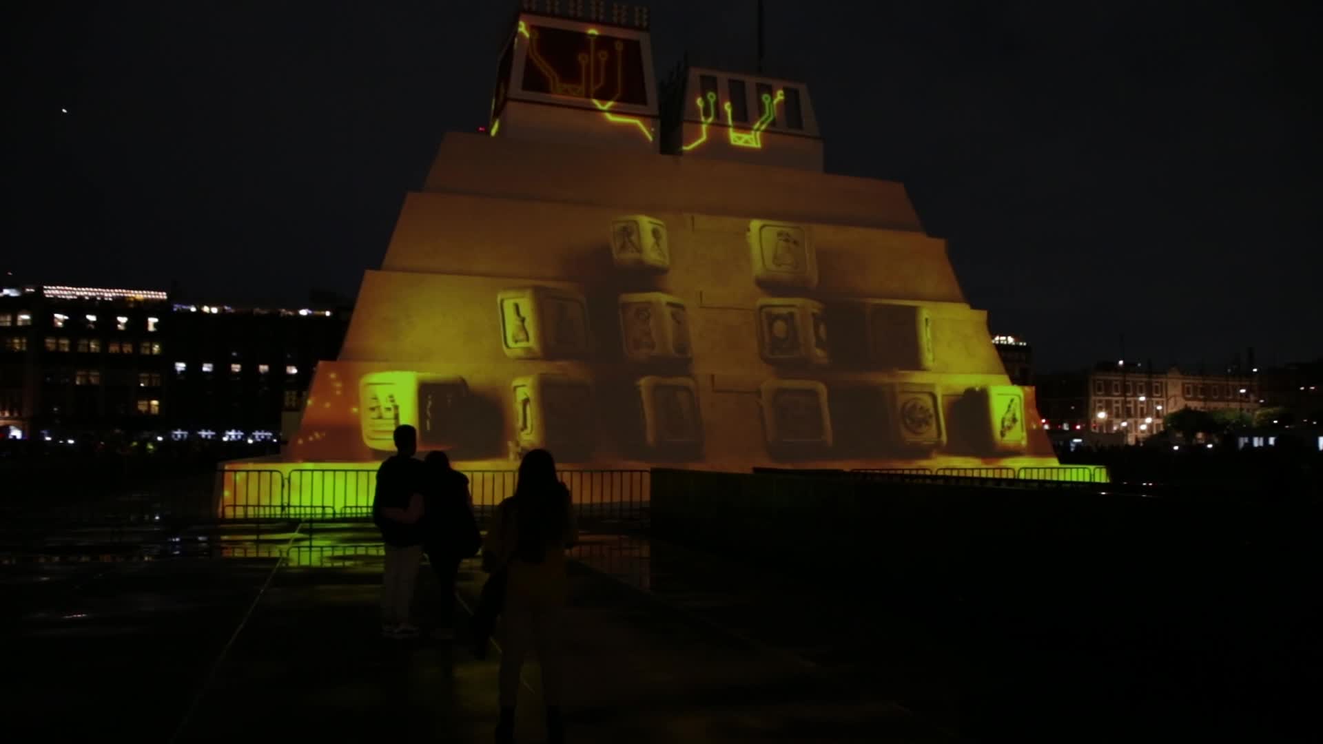 Inauguration of "Huey Teocalli" Temple's replica
