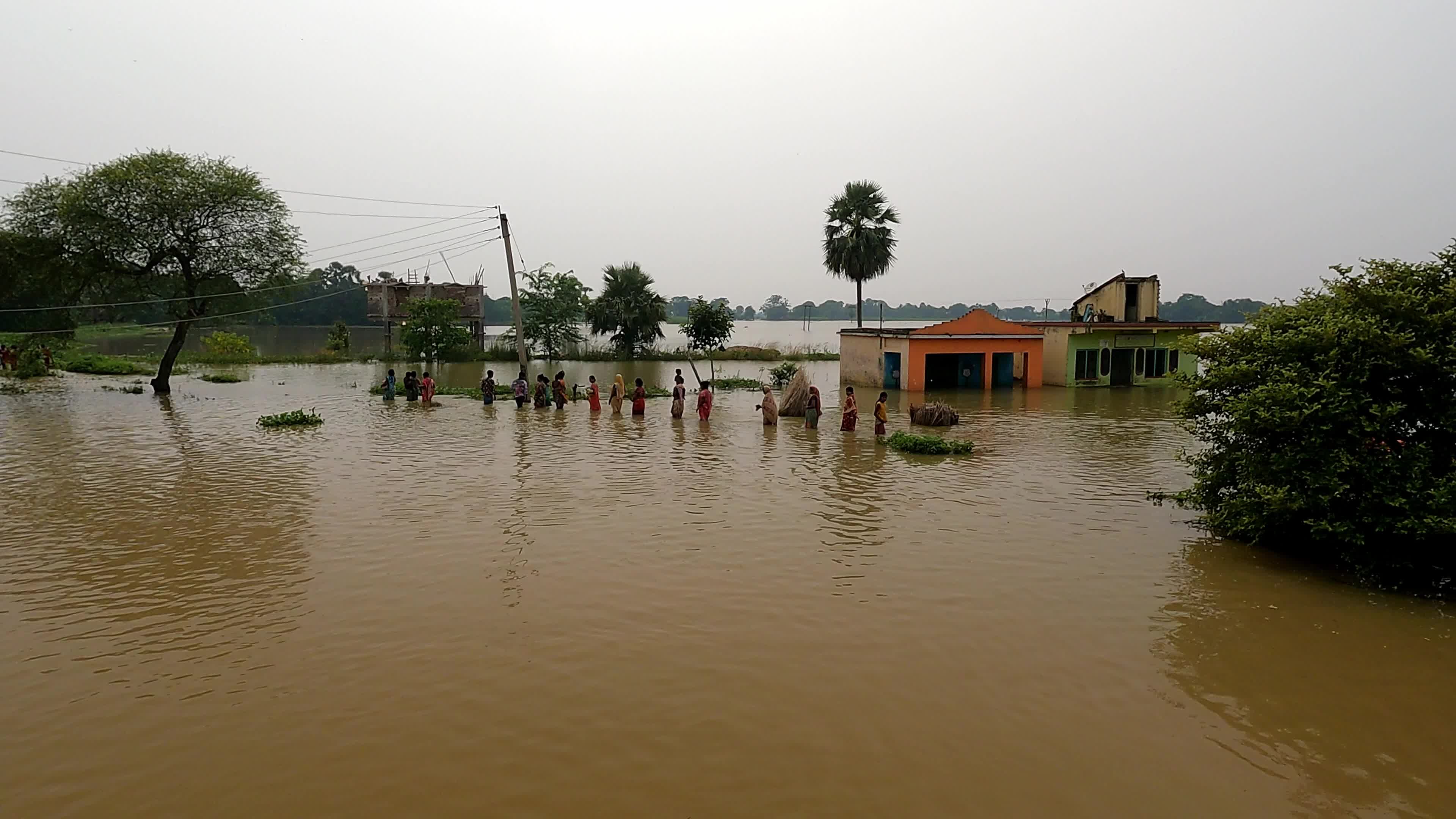 Monsoon rain in India