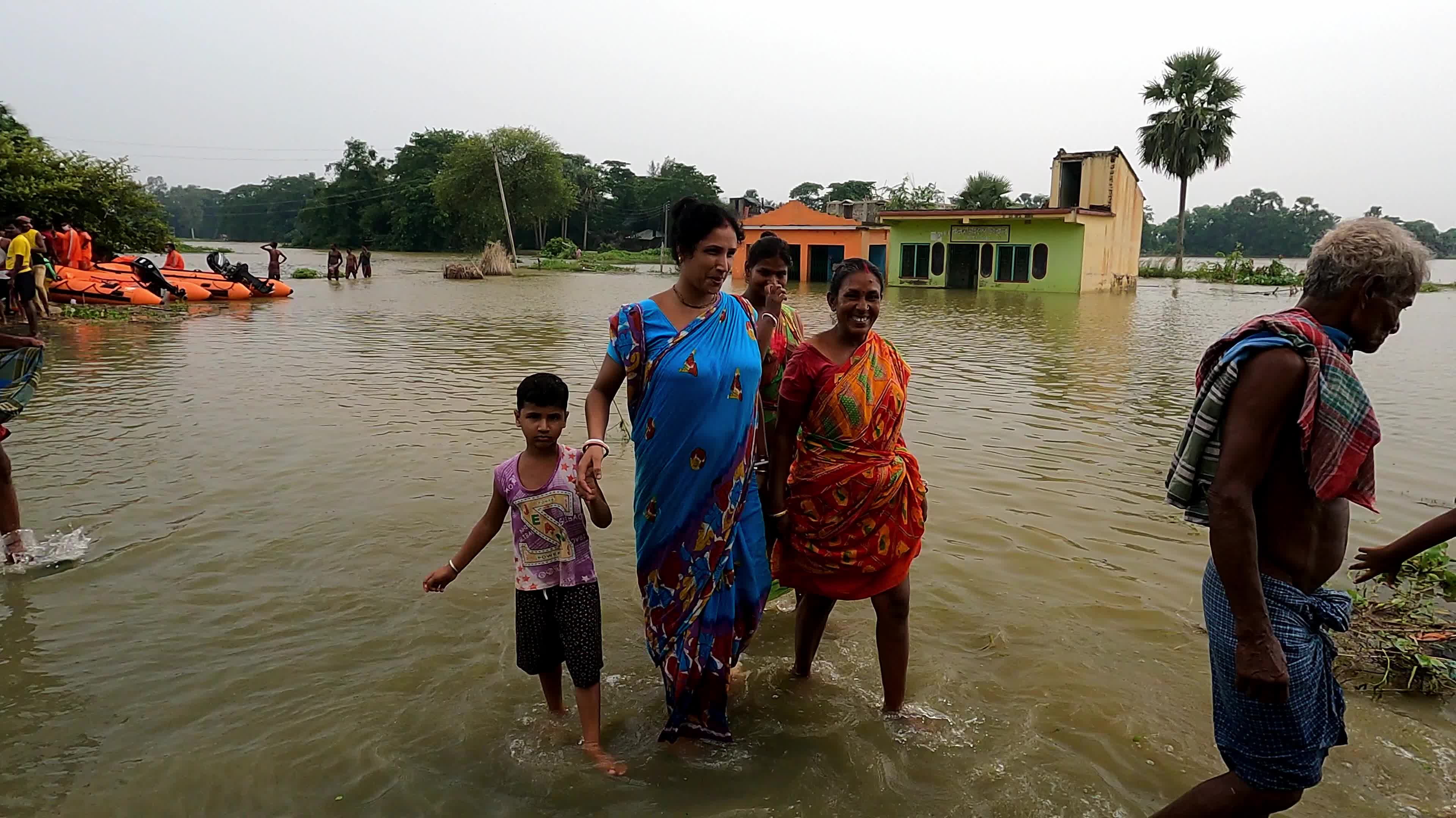 Monsoon rain in India