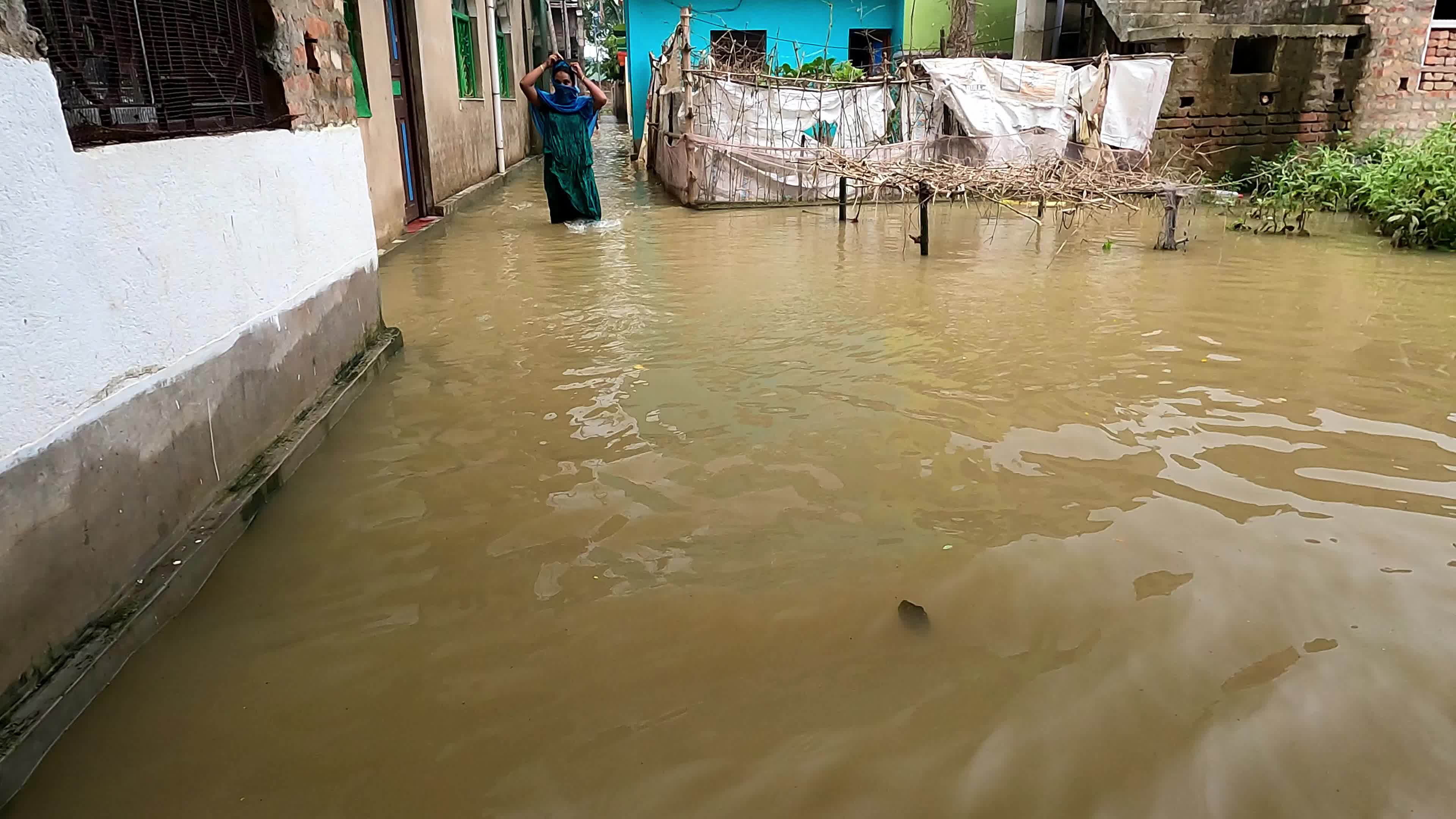 Monsoon rain in India