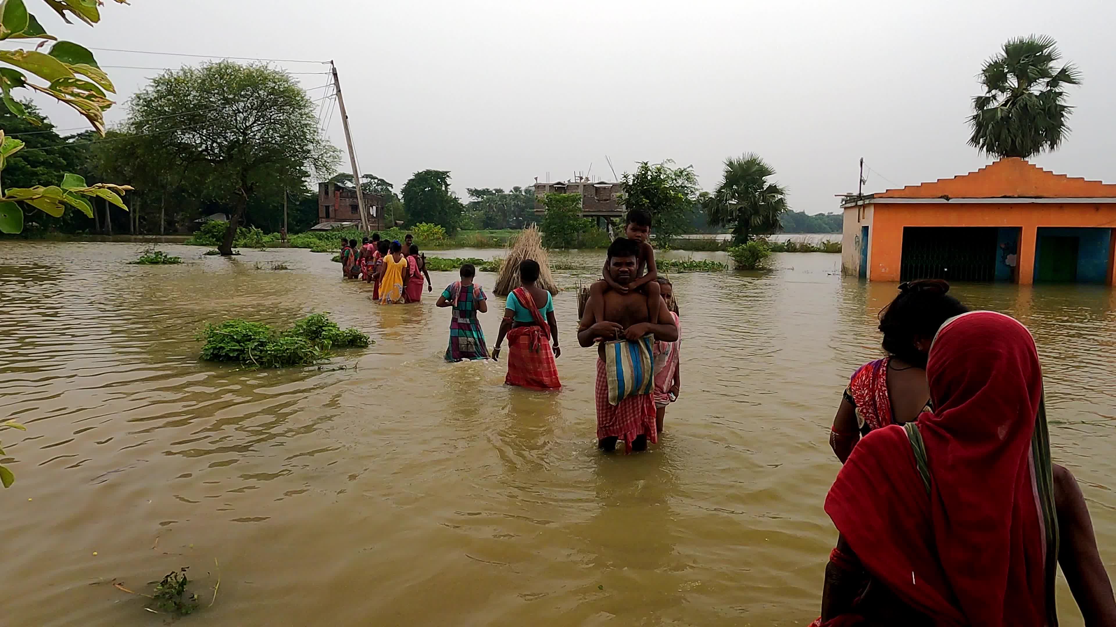Monsoon rain in India
