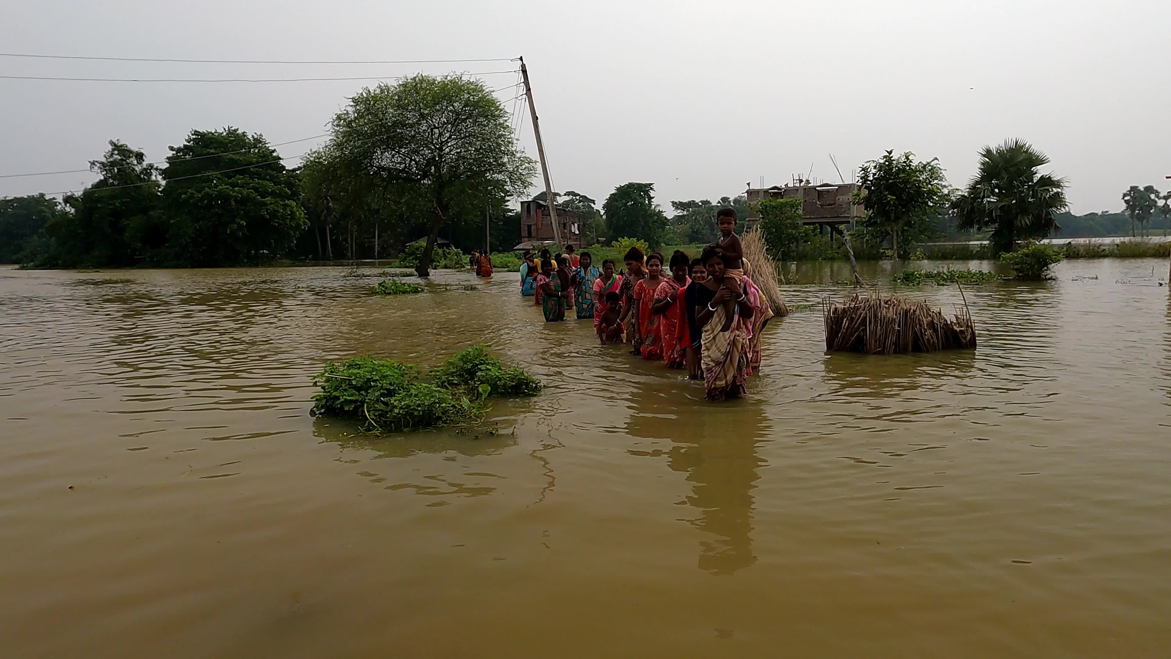 Monsoon rain in India