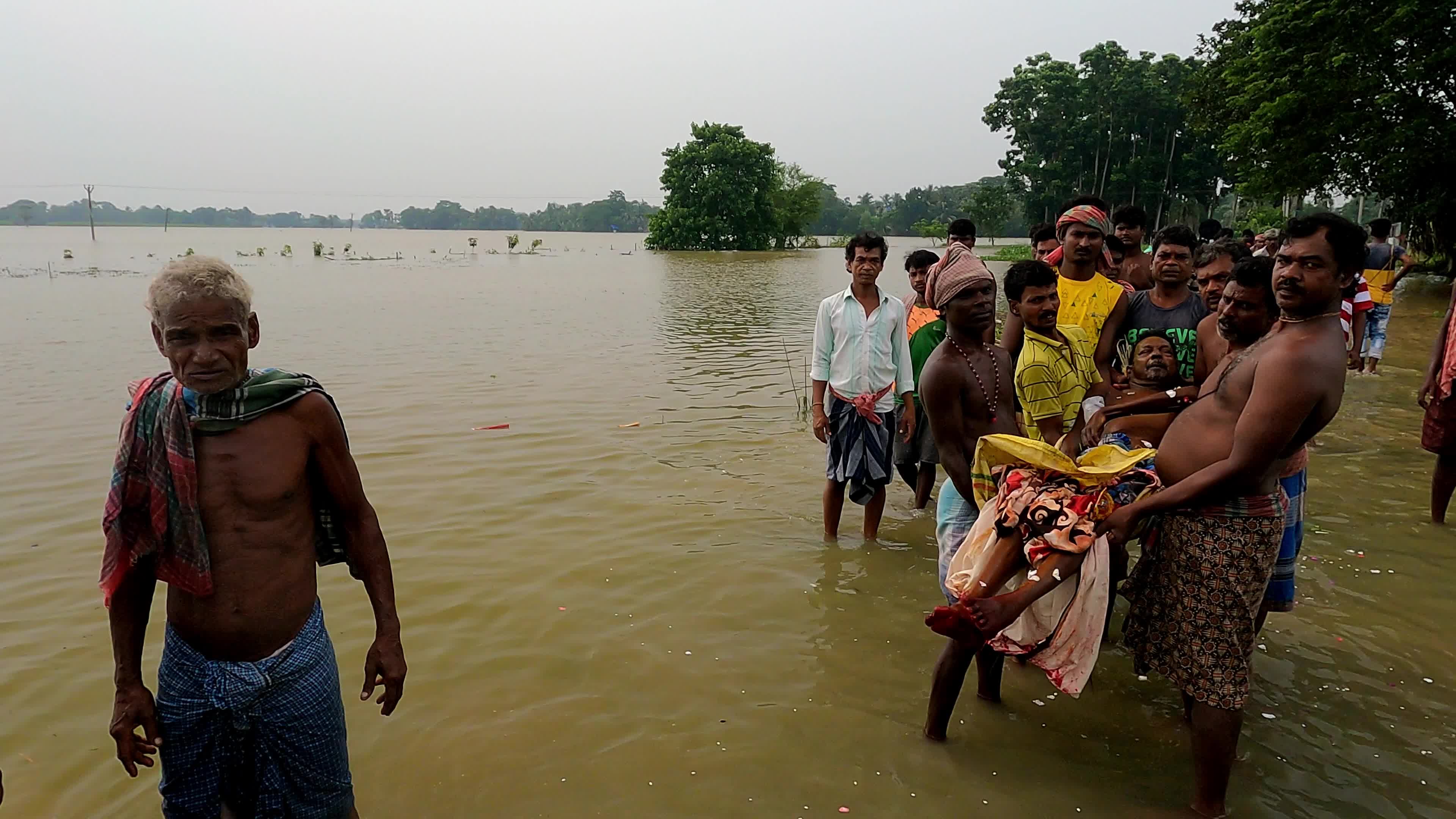 Monsoon rain in India
