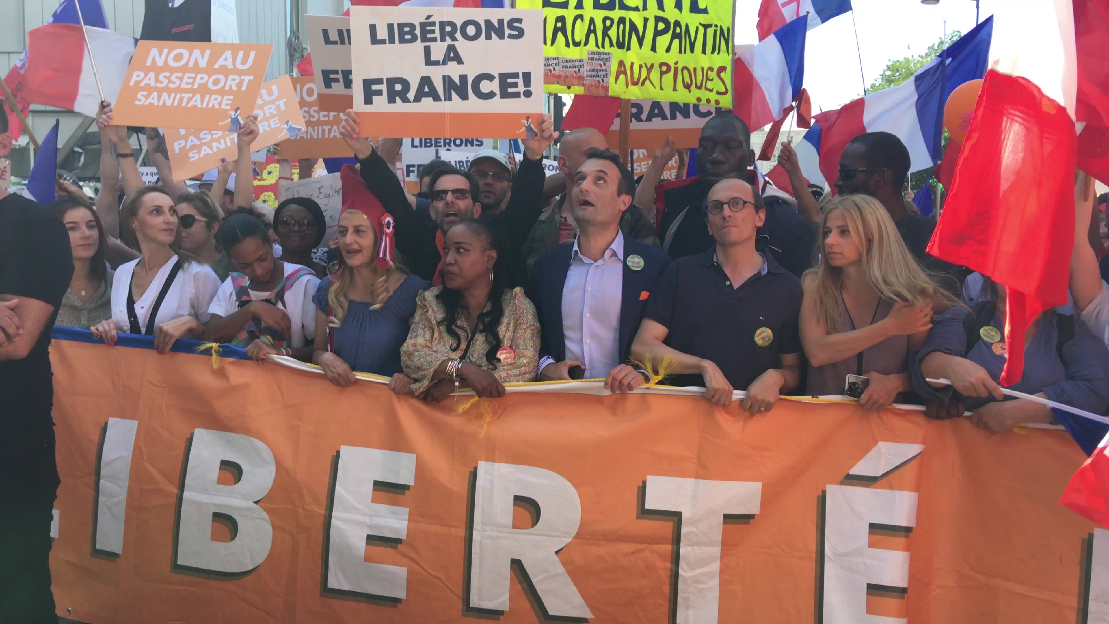 Protests Against The Health Pass In Paris