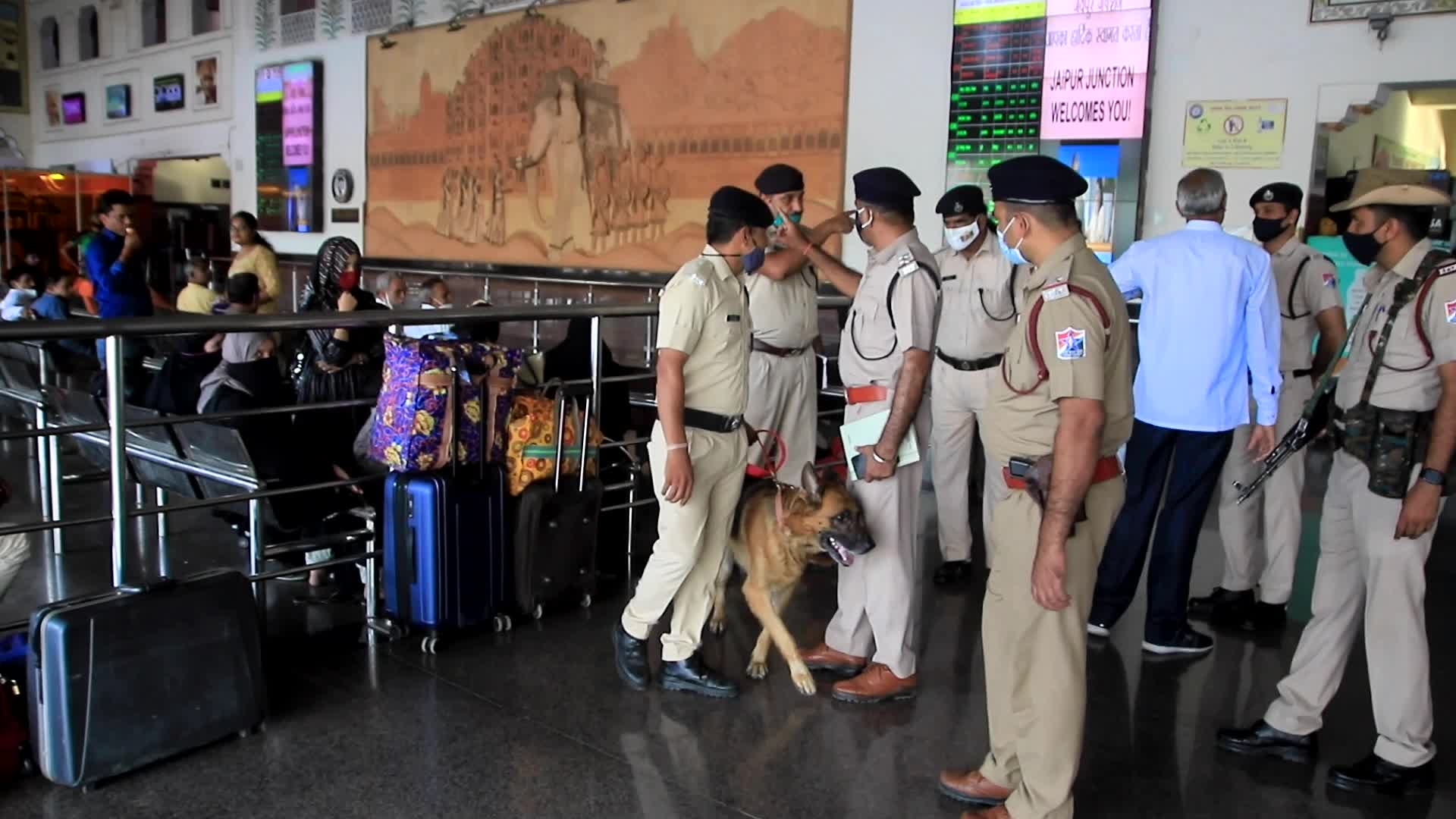 Security Checking On The Eve Of Independence Day In Jaipur