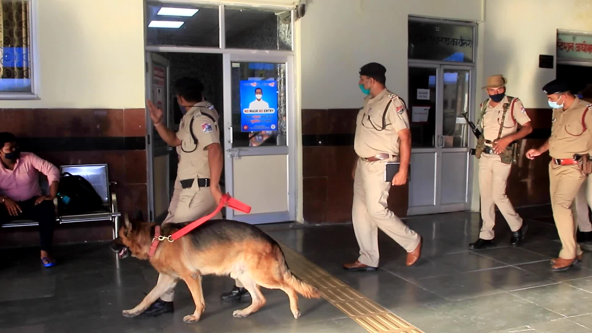 Security Checking On The Eve Of Independence Day In Jaipur