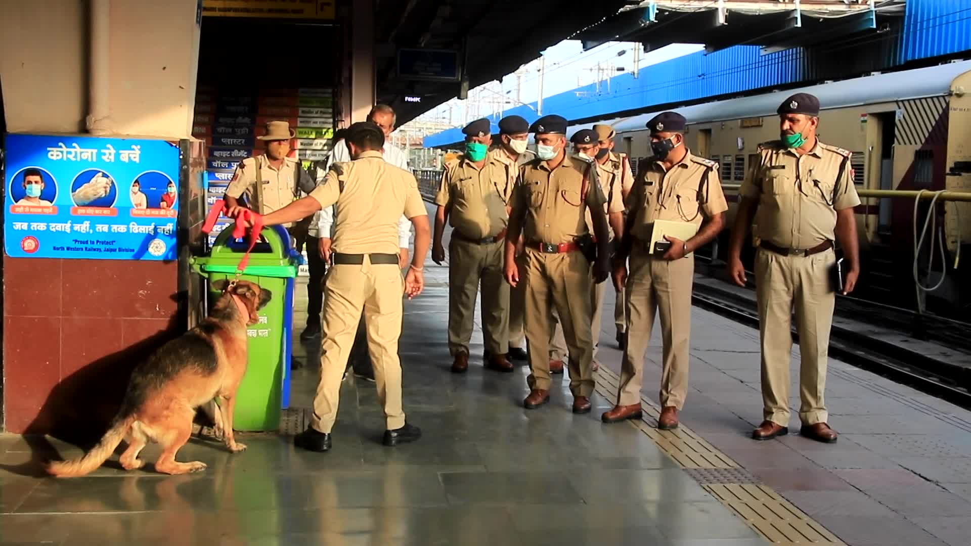 Security Checking On The Eve Of Independence Day In Jaipur