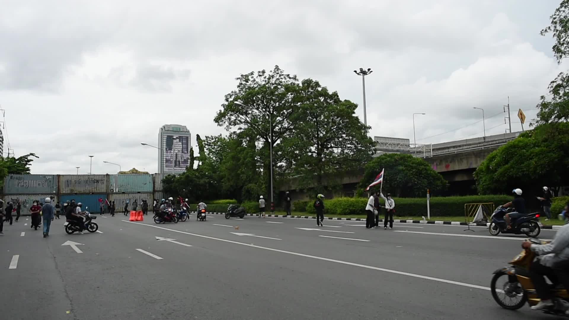 Protest against the government's handling of the COVID-19 pandemic in Bangkok
