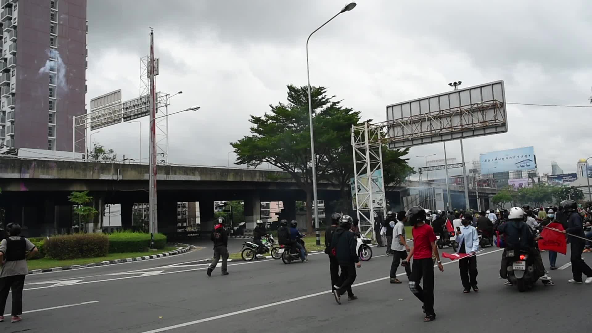 Protest against the government's handling of the COVID-19 pandemic in Bangkok