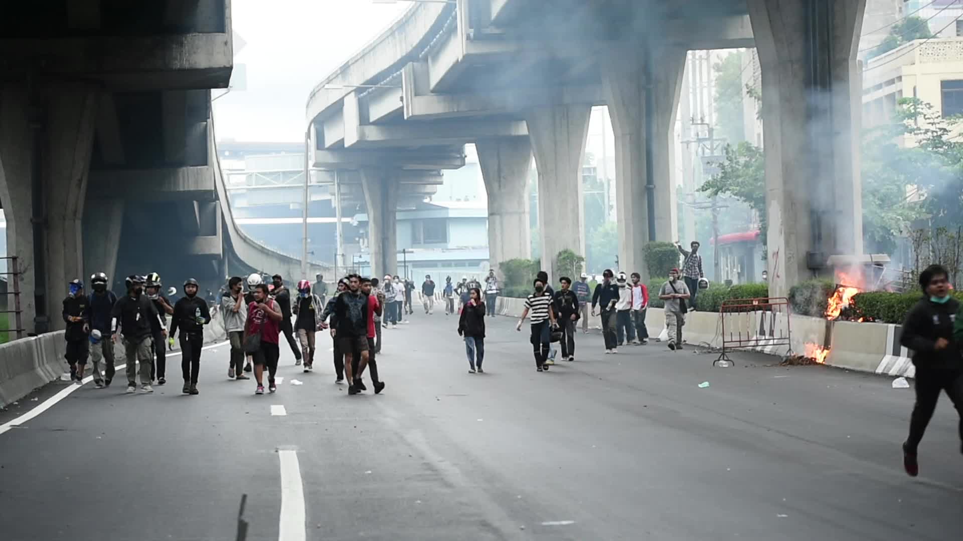 Protest against the government's handling of the COVID-19 pandemic in Bangkok