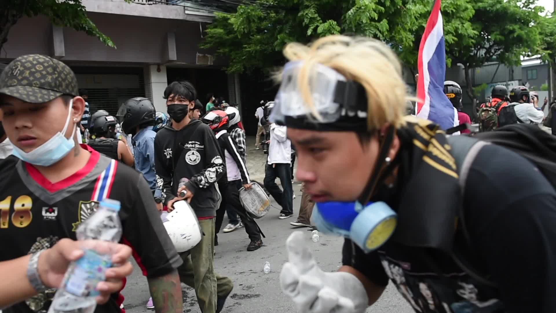 Protest against the government's handling of the COVID-19 pandemic in Bangkok