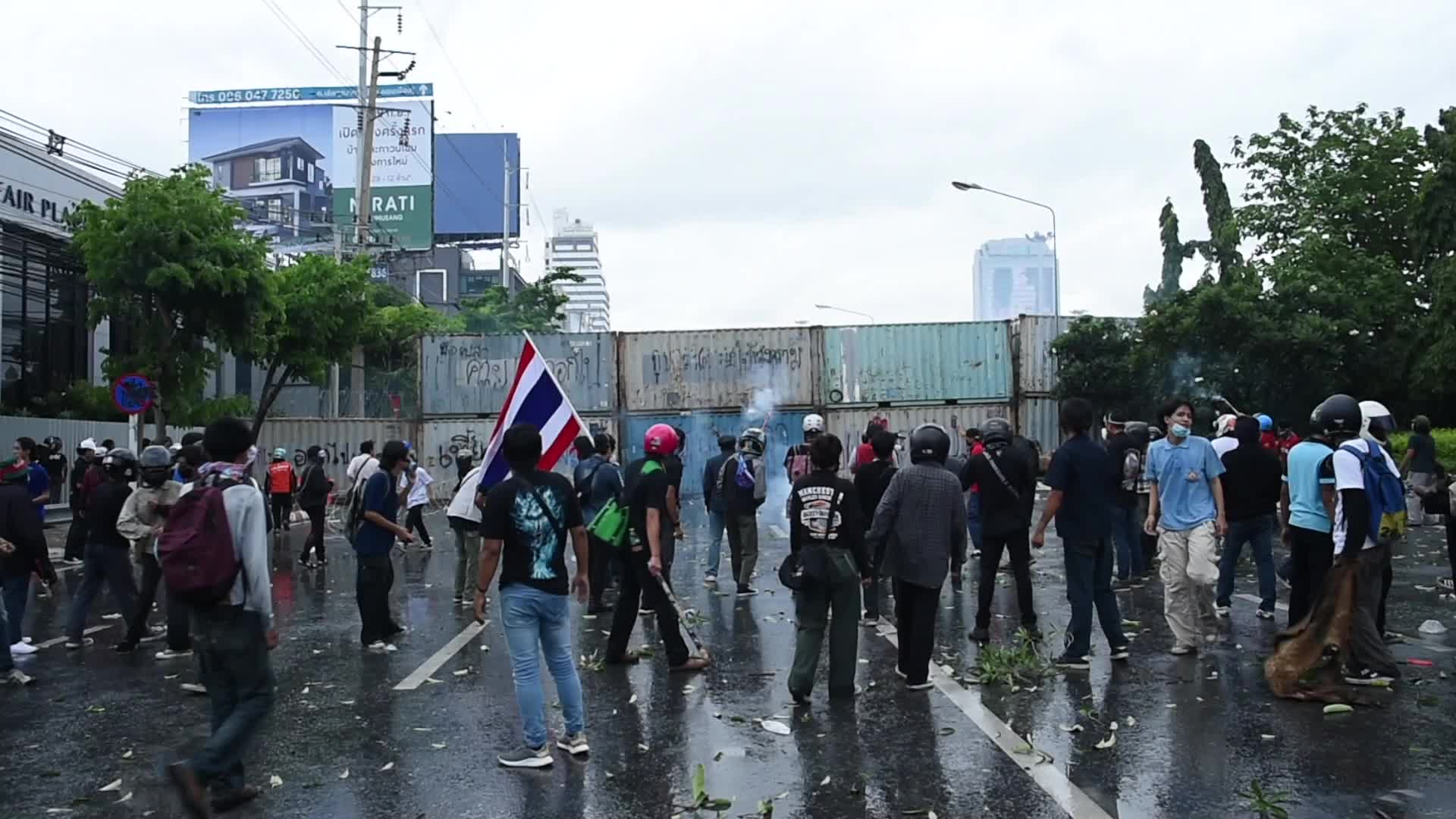 Protest against the government's handling of the COVID-19 pandemic in Bangkok