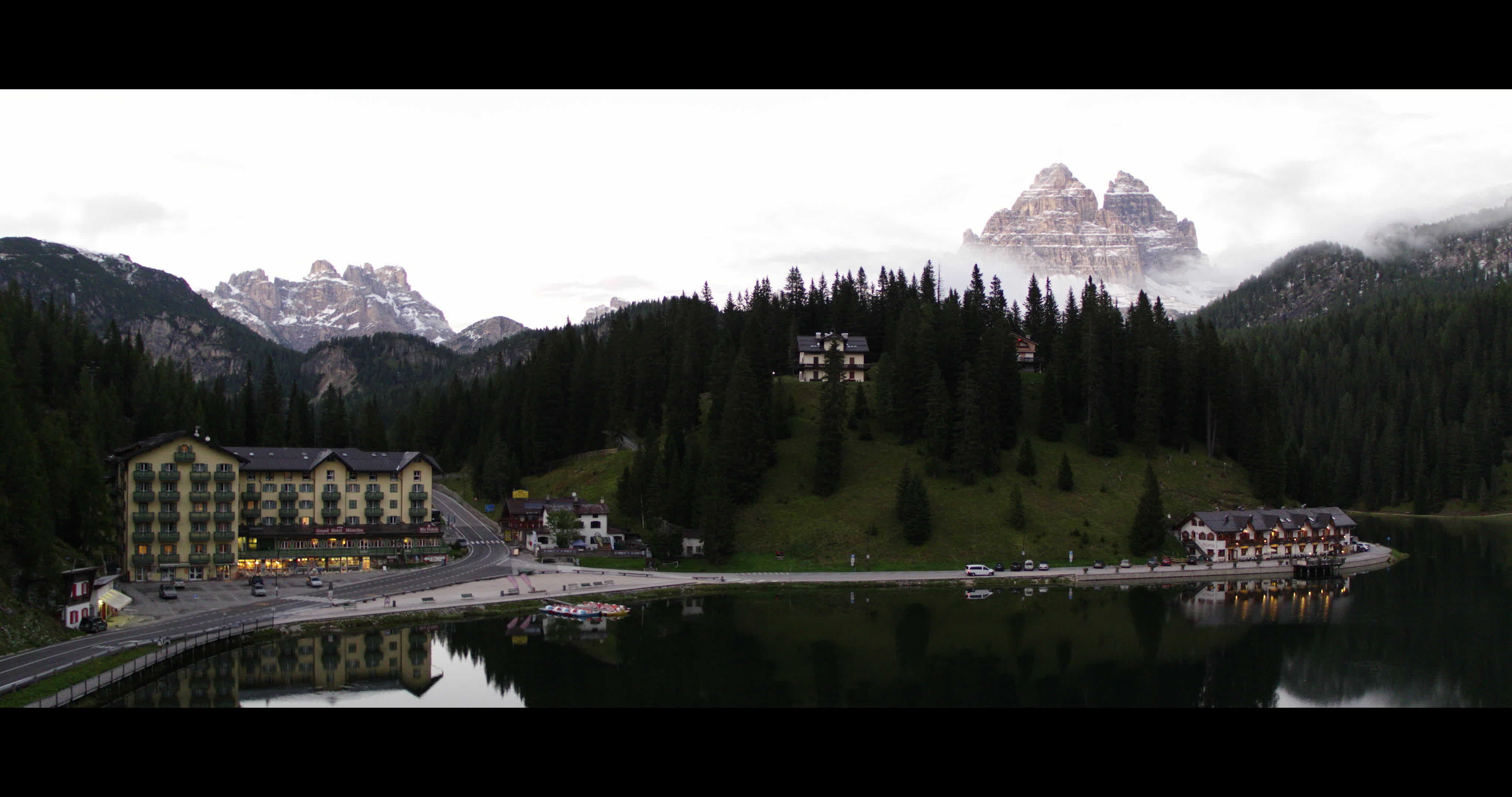Aerial View Of Misurina Lake