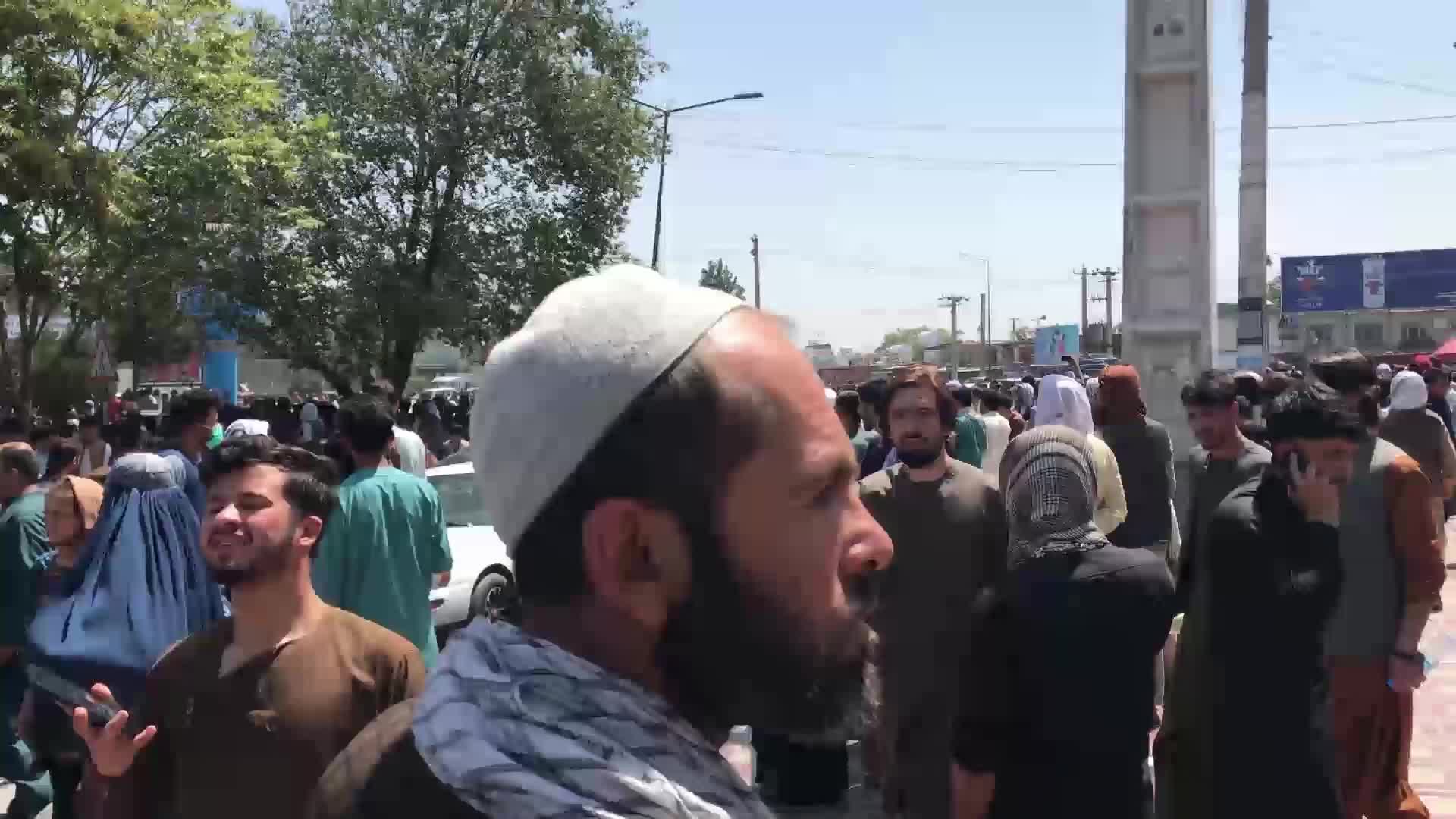Chaos at Kabul airport as afghans try to leave capital