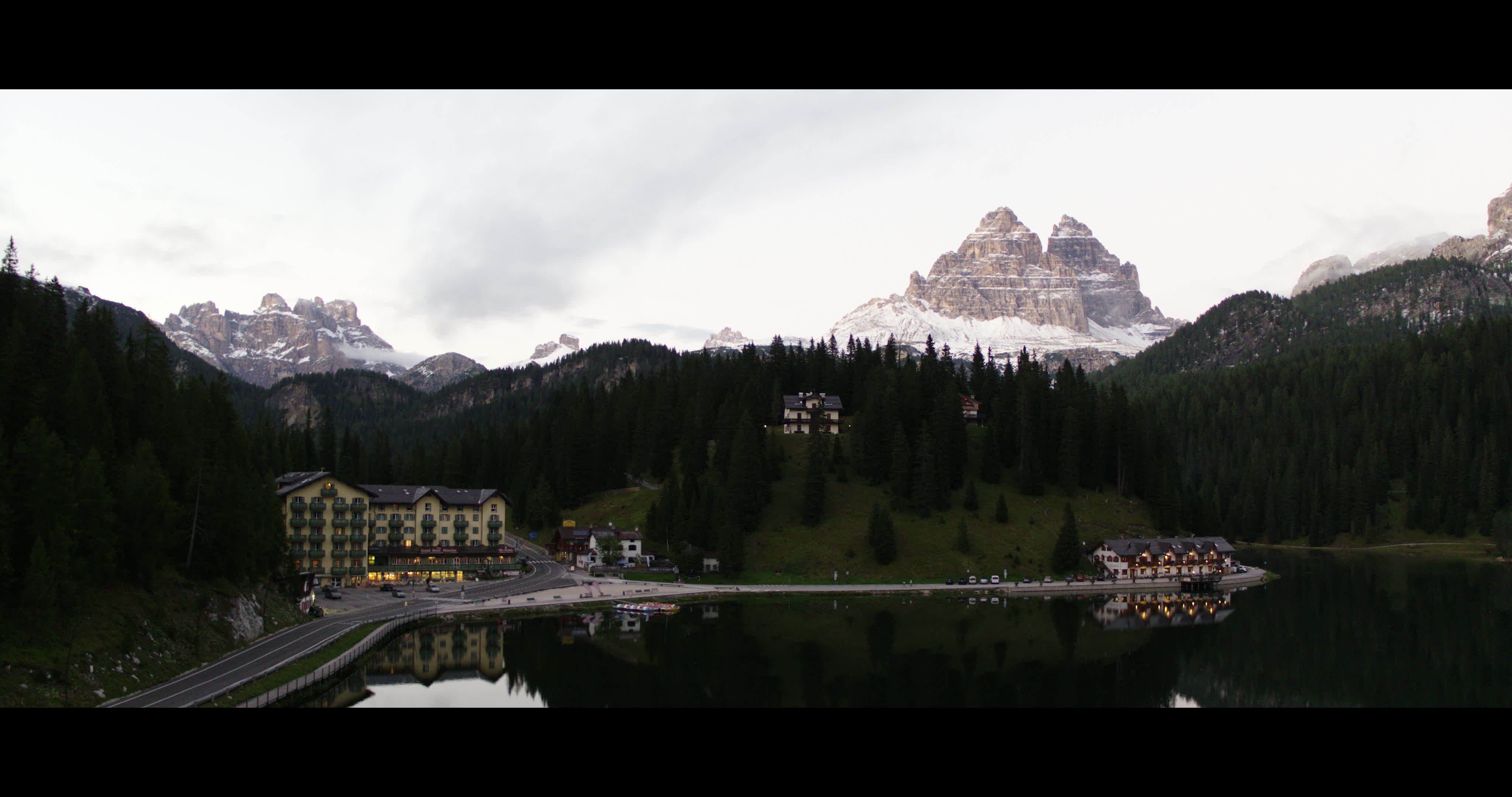 Aerial View Of Misurina Lake