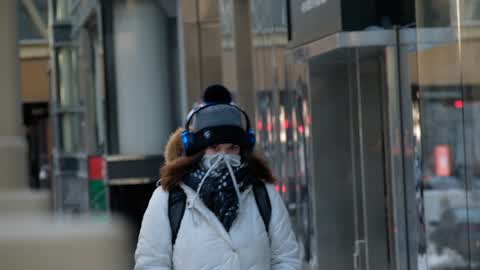 Extreme cold weather in Chicago