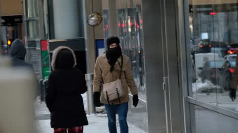 Extreme cold weather in Chicago