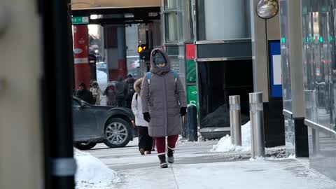 Extreme cold weather in Chicago