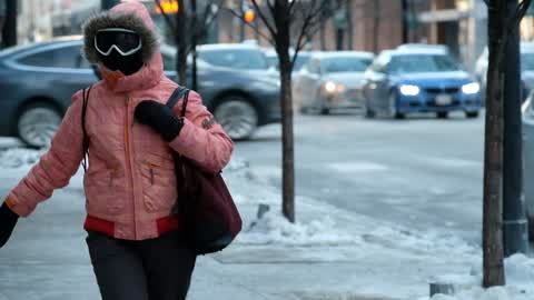 Extreme cold weather in Chicago