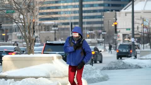 Extreme cold weather in Chicago