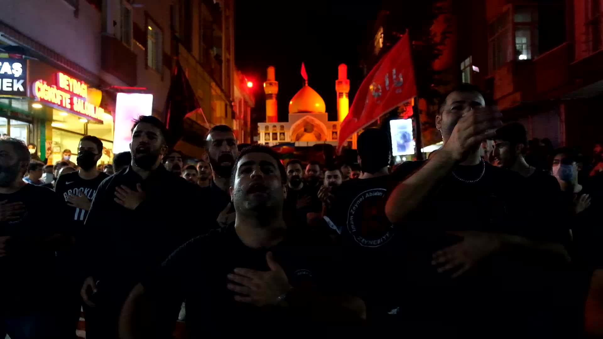 Ashura procession In Istanbul