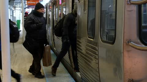Extreme cold weather in Chicago