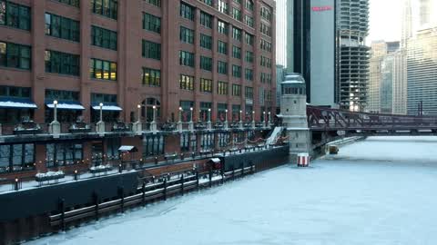 Extreme cold weather in Chicago