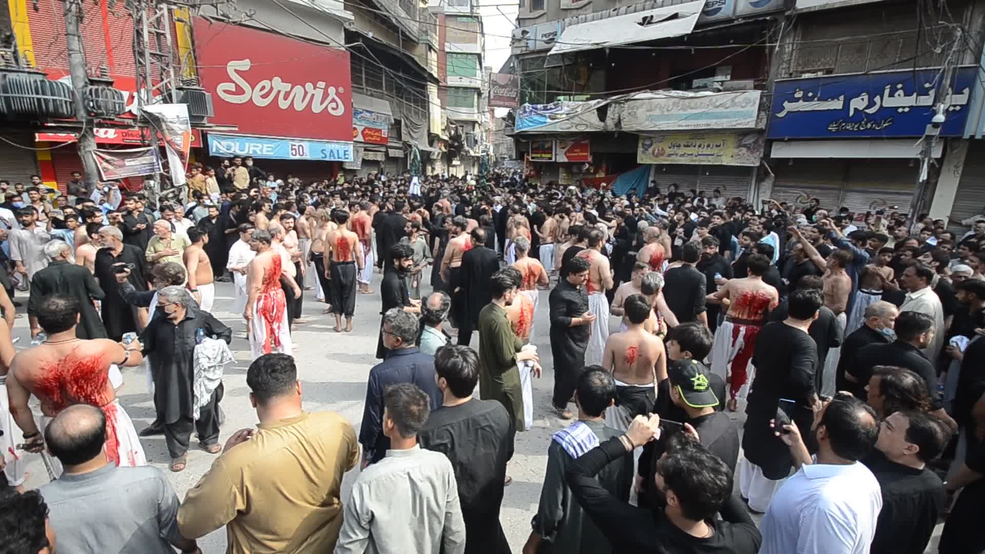 10th Muharram procession in Peshawar 