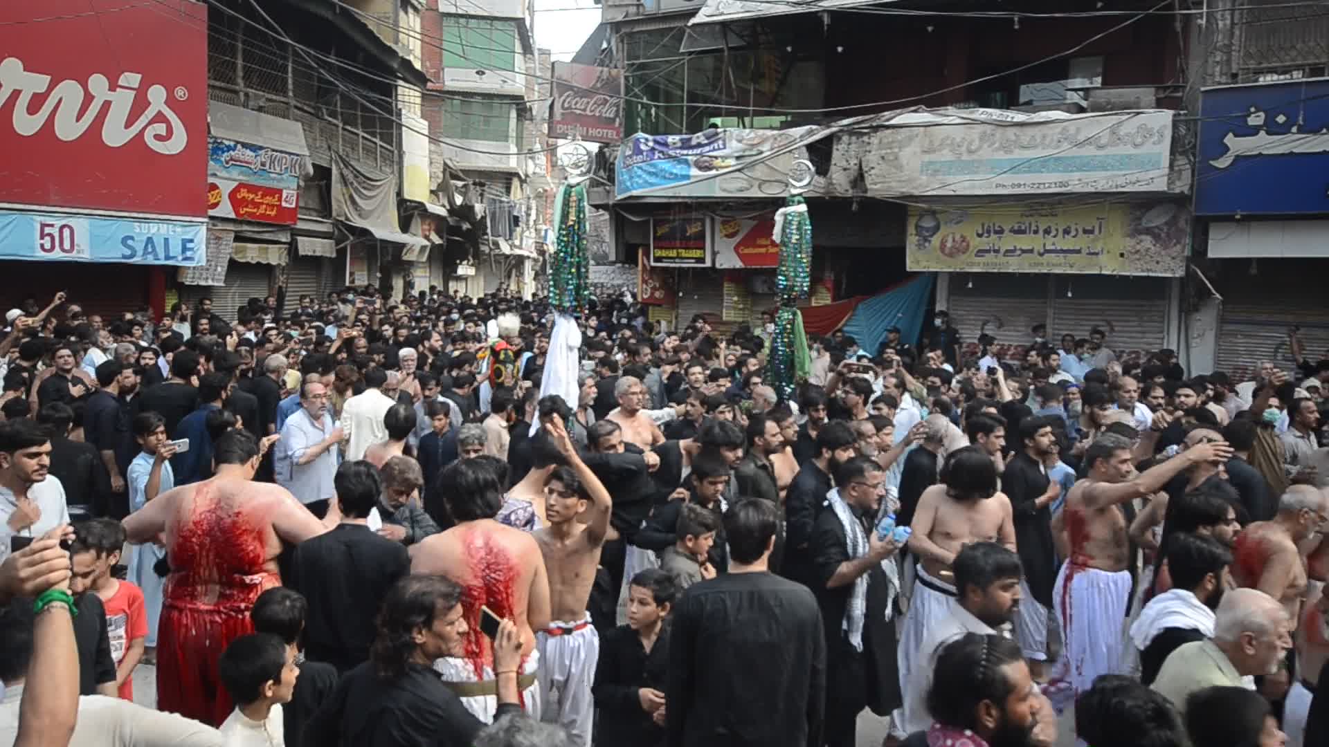 10th Muharram procession in Peshawar 