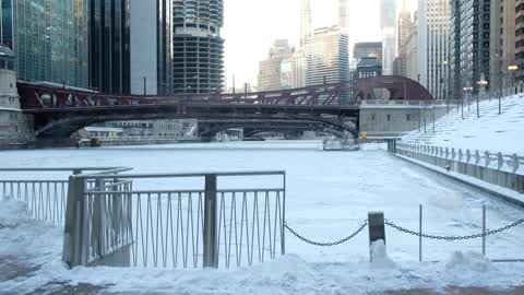 Extreme cold weather in Chicago