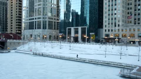 Extreme cold weather in Chicago