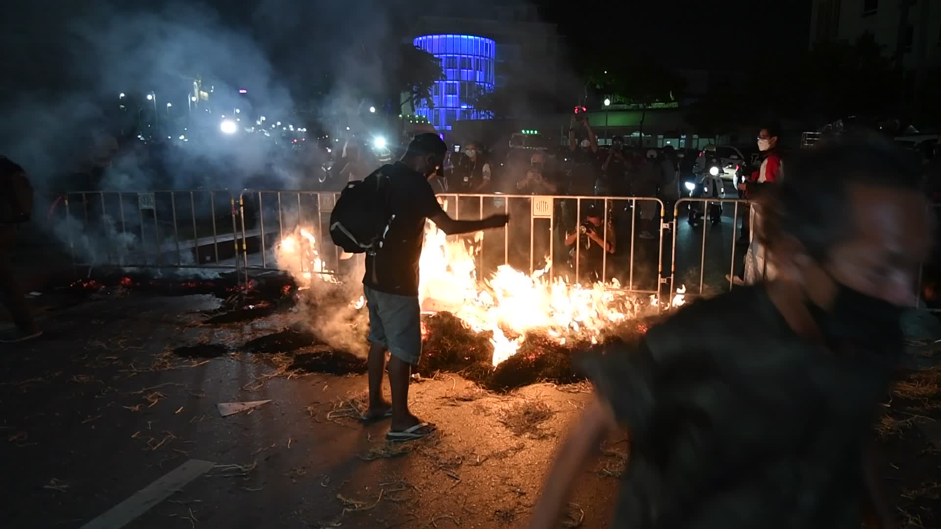 Protest over the government's handling of the COVID-19 pandemic, in Bangkok