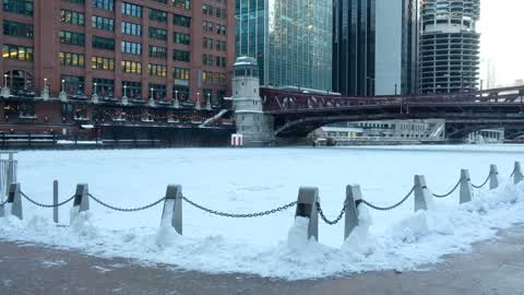 Extreme cold weather in Chicago