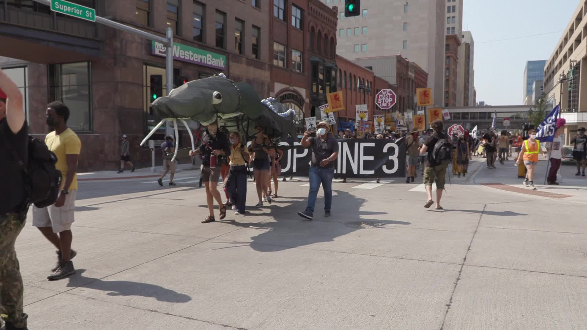 'Stop Line 3' Demonstration In Minnesota