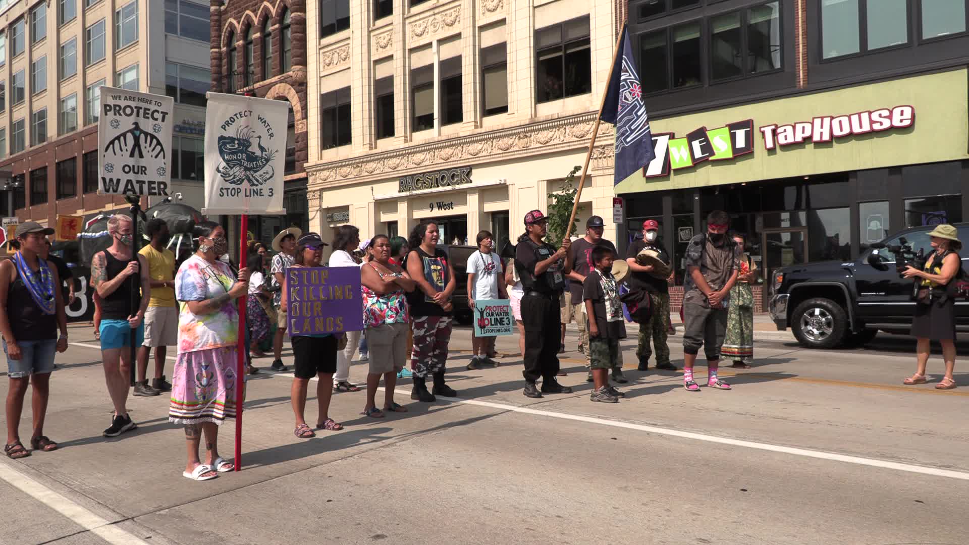 'Stop Line 3' Demonstration In Minnesota