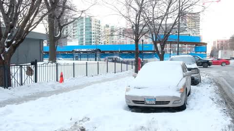 Extreme cold weather in Chicago