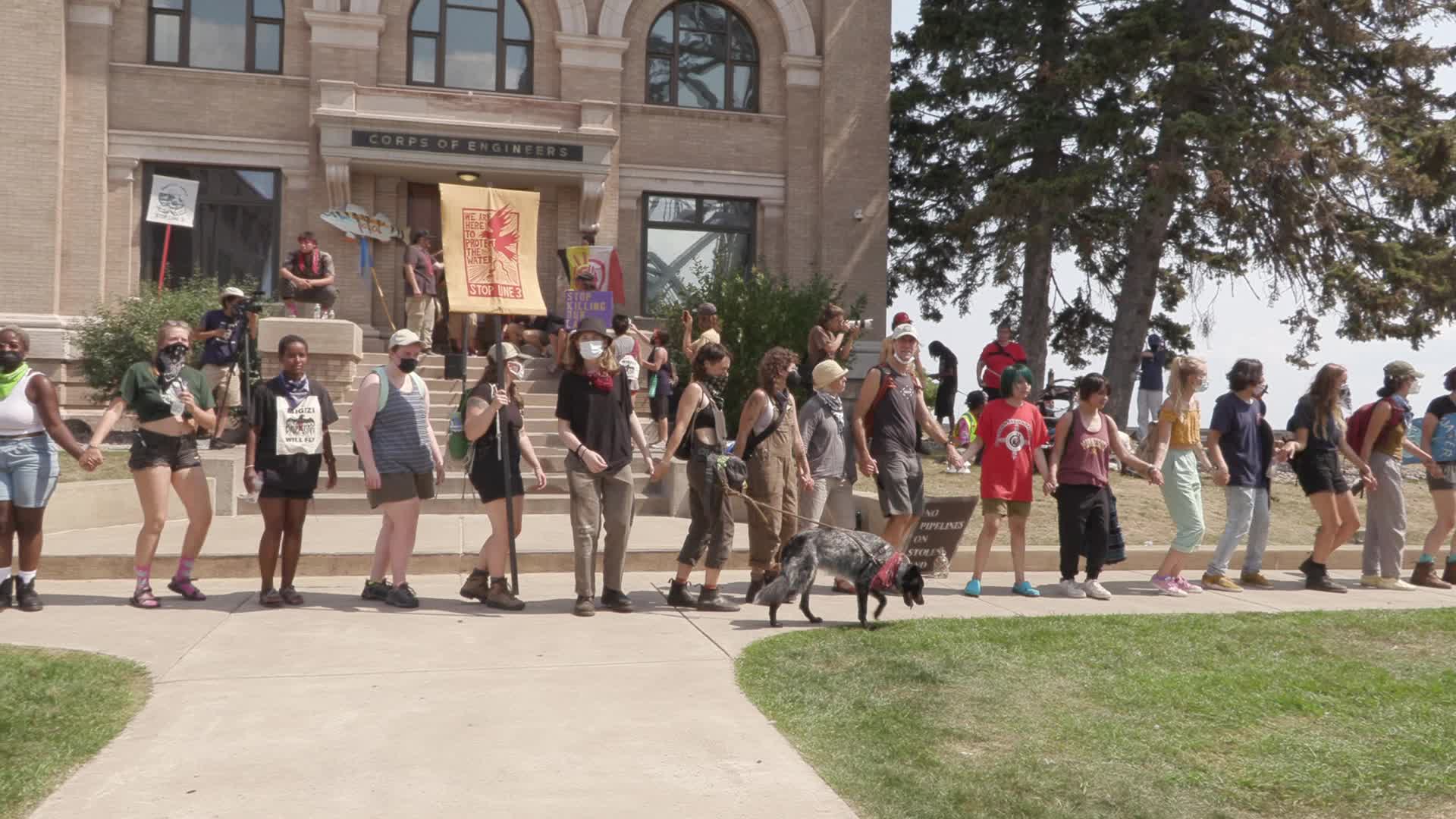 'Stop Line 3' Demonstration In Minnesota