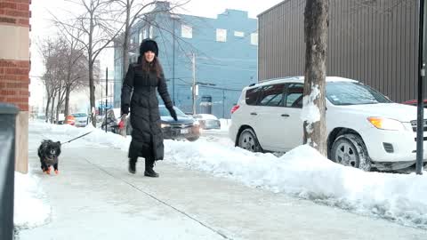 Extreme cold weather in Chicago